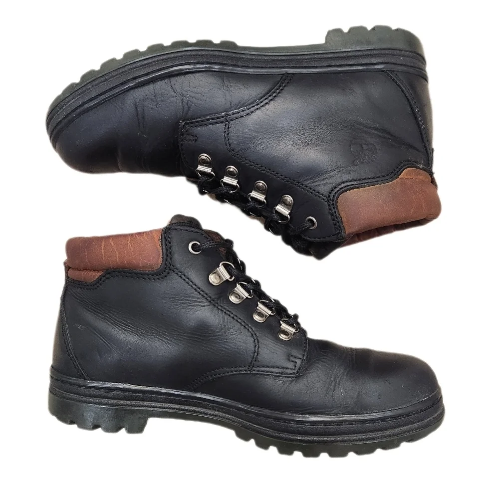 TIMBERLAND Dausette Low Chukka, Black Ankle Boots, Women's 8.5